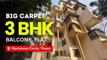 Rera Big Carpet 3 BHK Balcony Flat In Thane | M V Everest, Near Hariniwas Circle | Near Station