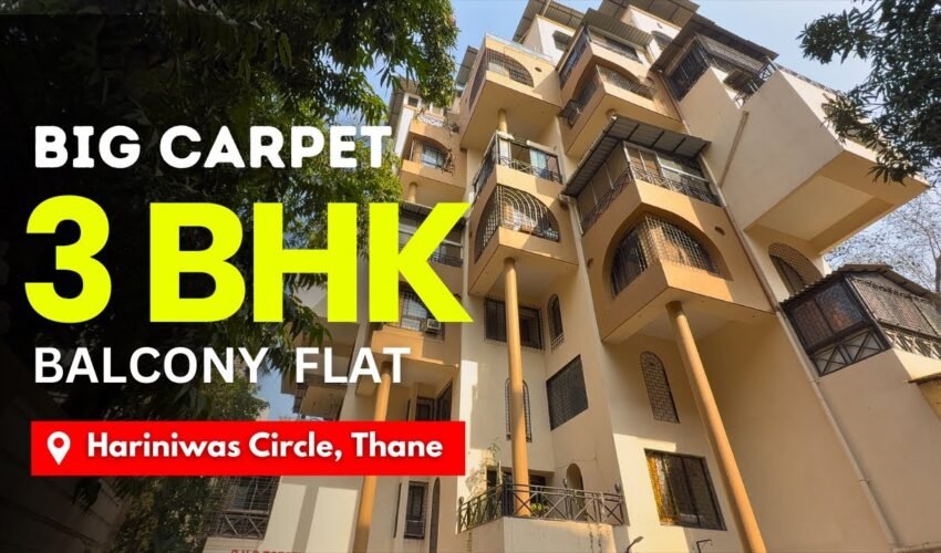 Rera Big Carpet 3 BHK Balcony Flat In Thane | M V Everest, Near Hariniwas Circle | Near Station